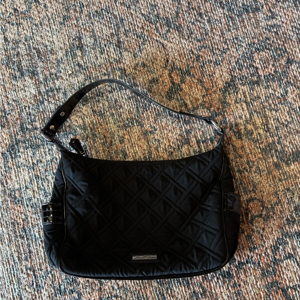 Vera Bradley Black Quilted Shoulder Bag